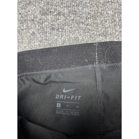 Nike Pro Dri-Fit Pants Womens Small Black Compression Leggings Athletic Running - Picture 2 of 8
